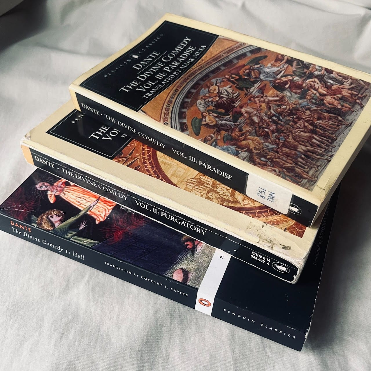 The Divine Comedy: Inferno - Purgatorio - Paradiso (3 books)